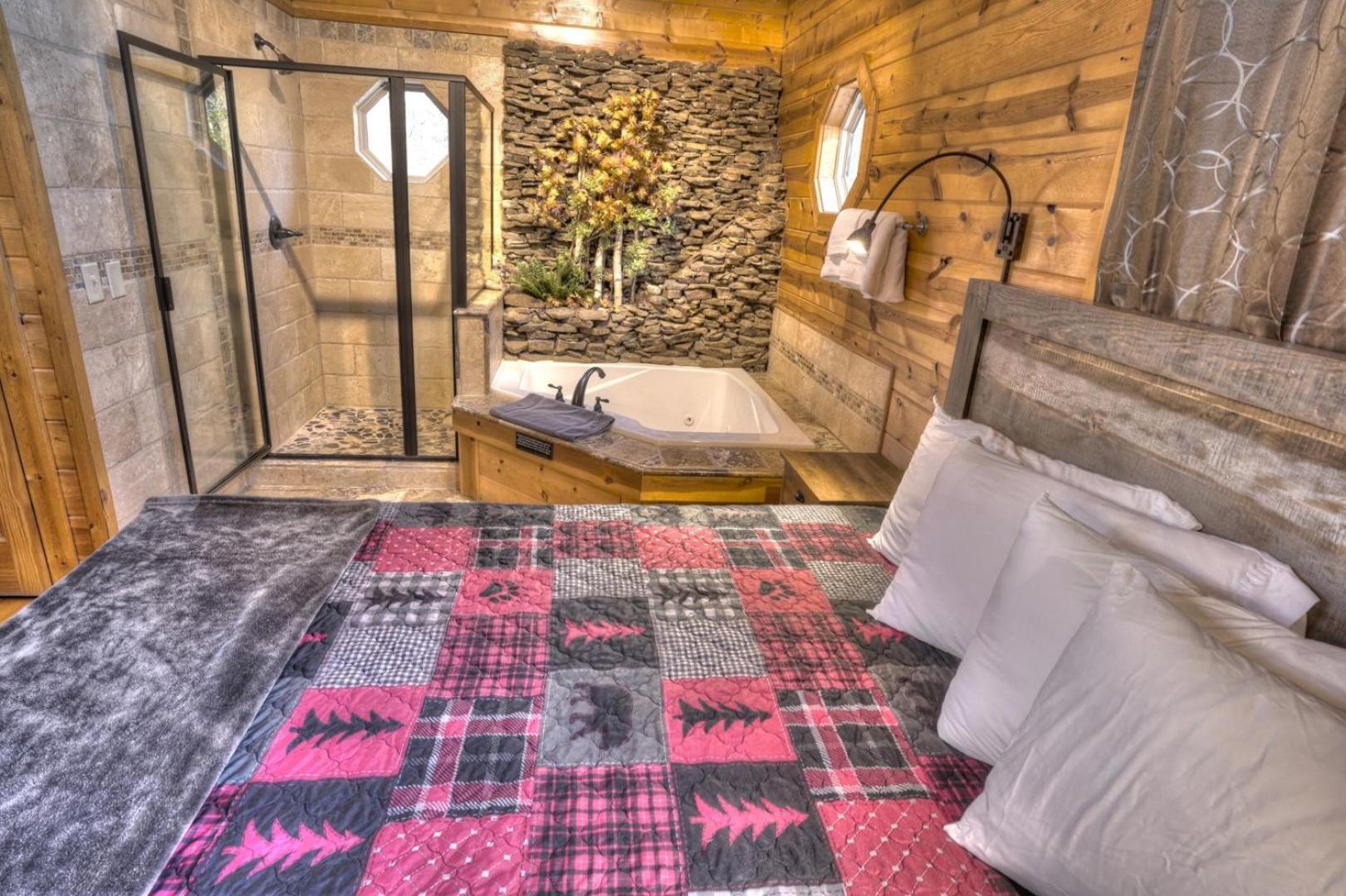 Luxury Cabin Sleeps 8 With Creekside Fire Pit Near Helen Ga Cleveland Extérieur photo