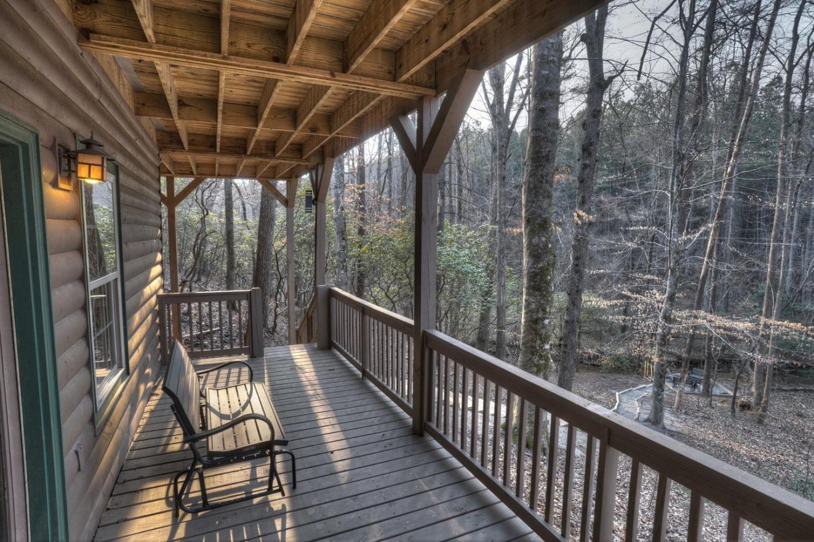 Luxury Cabin Sleeps 8 With Creekside Fire Pit Near Helen Ga Cleveland Extérieur photo
